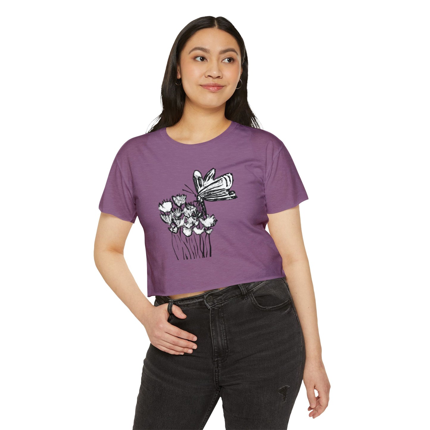 Croptop Butterfly