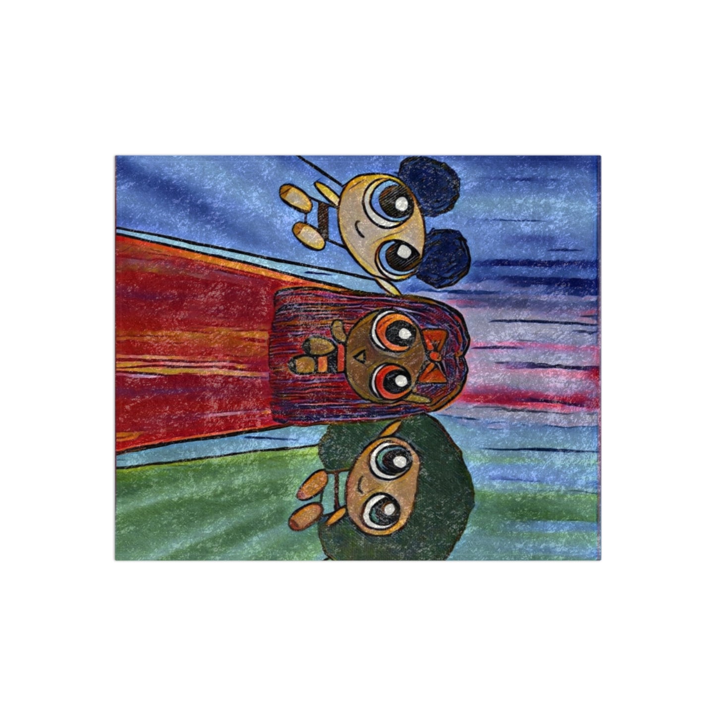Velvet Powerpuff Girls Blanket
