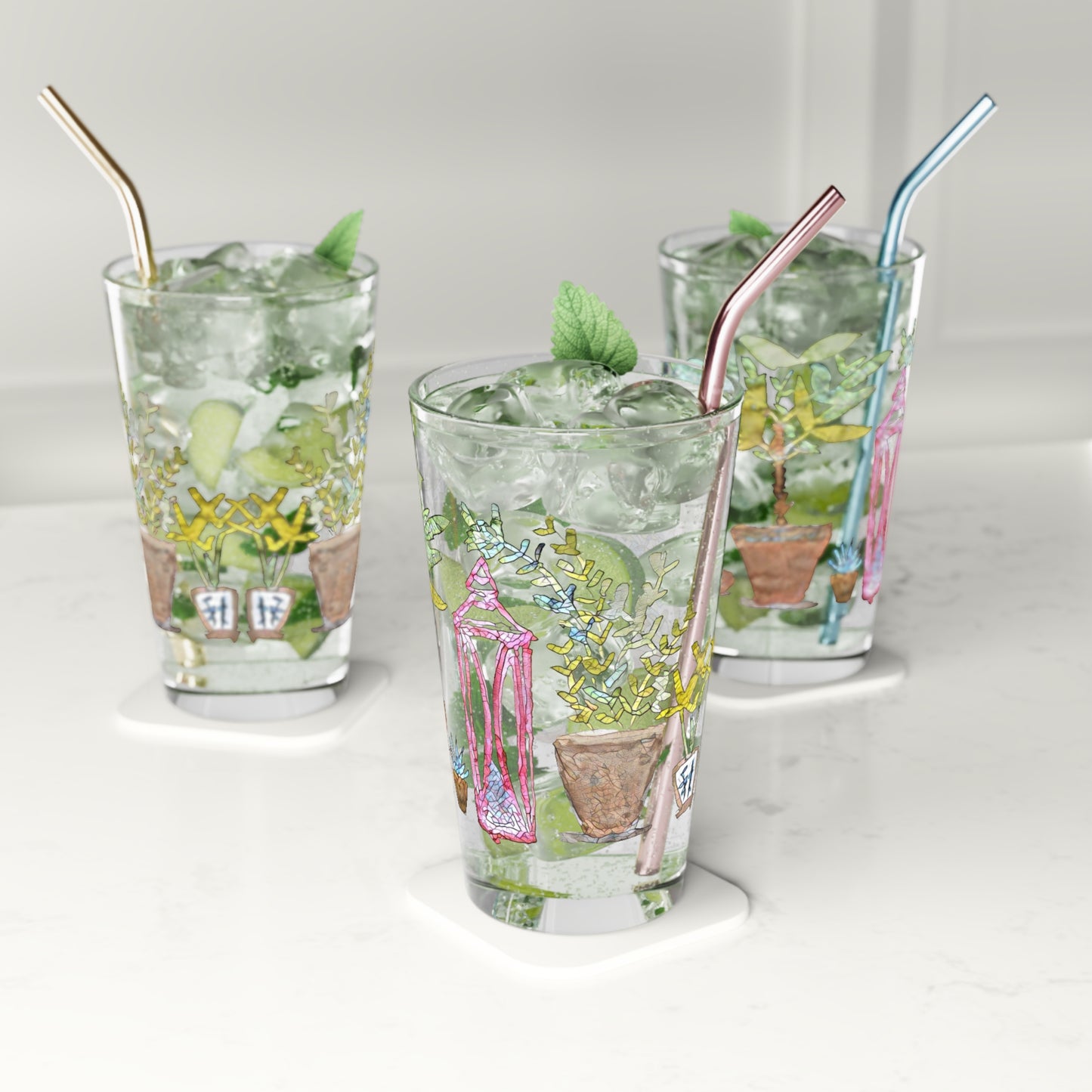 Pint Plants with Crystals [16oz]