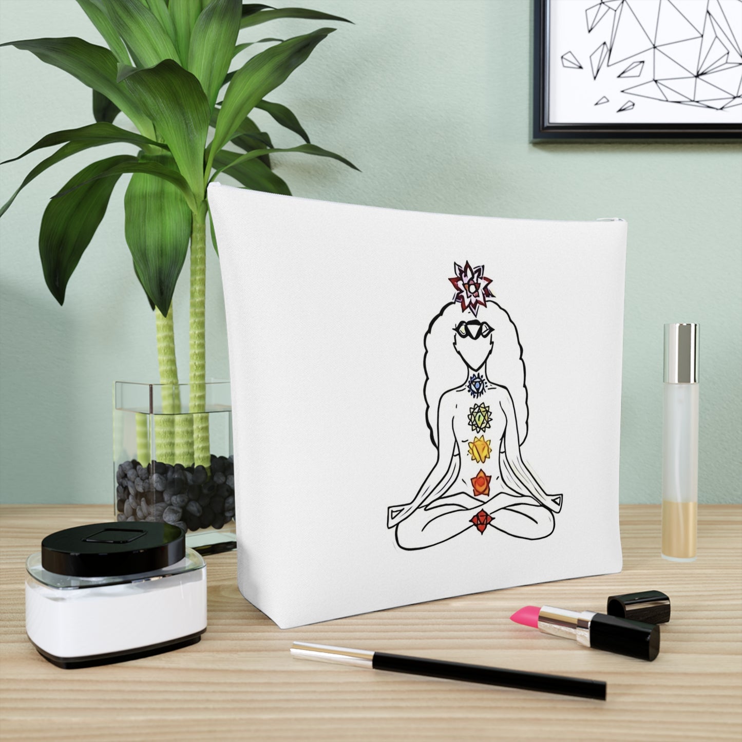 Cosmetic Bag Chakras [White]