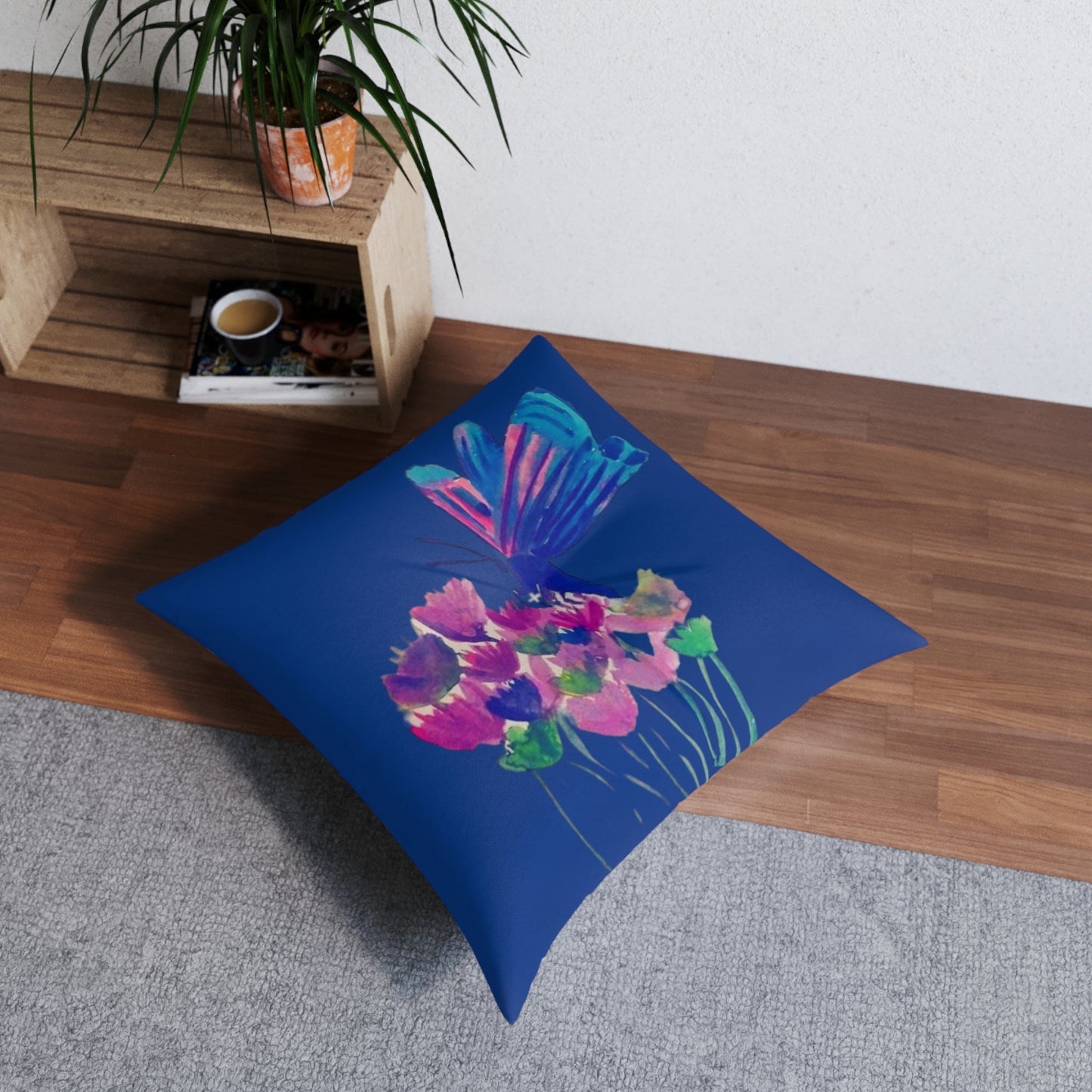 Floor Pillow Butterfly [Square]