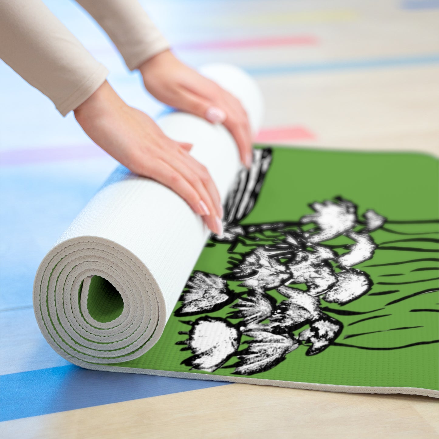 Yoga Mat Butterfly [Green]