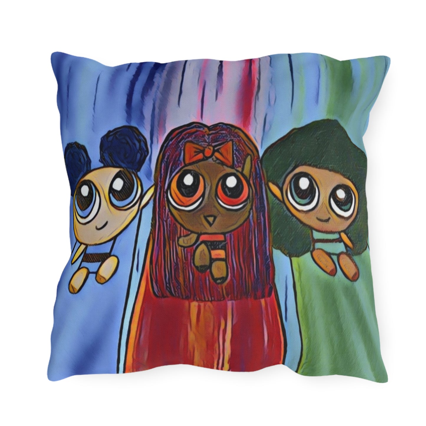 Outdoor Pillows Powerpuff Girls