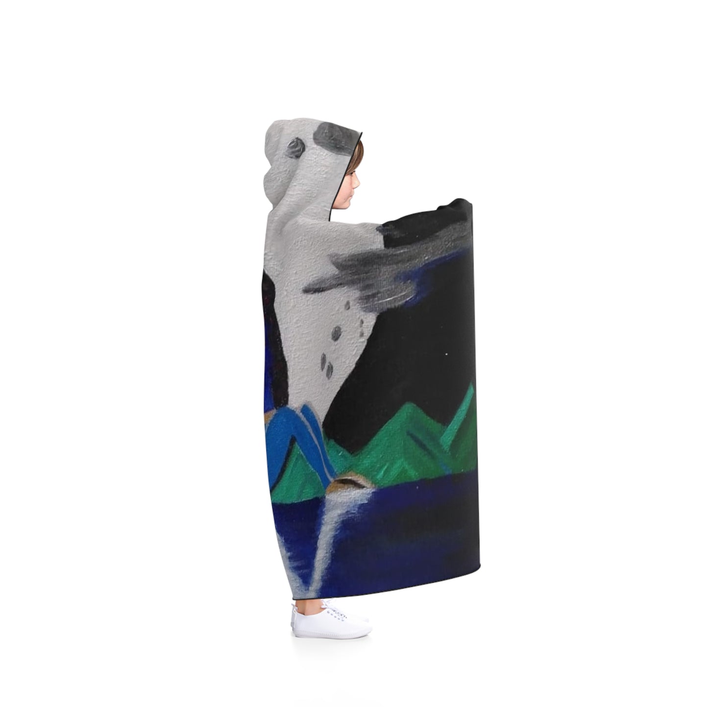 Hooded Moon Fae Blanket