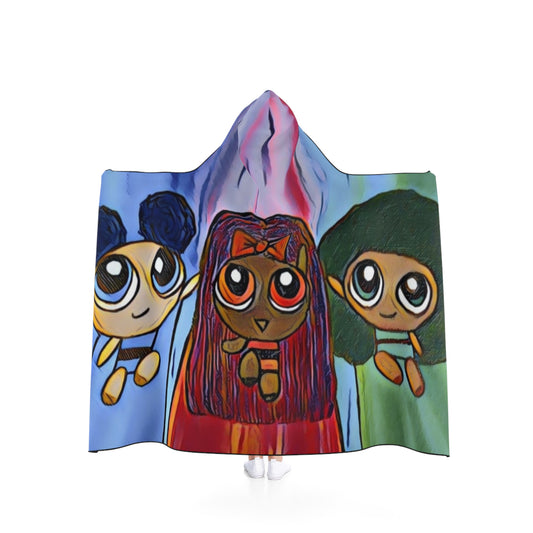 Hooded PowerPuff Girls Blanket
