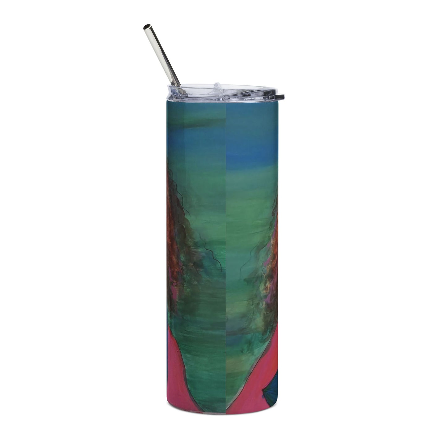 Stainless Ariel Steel Tumbler (20oz)