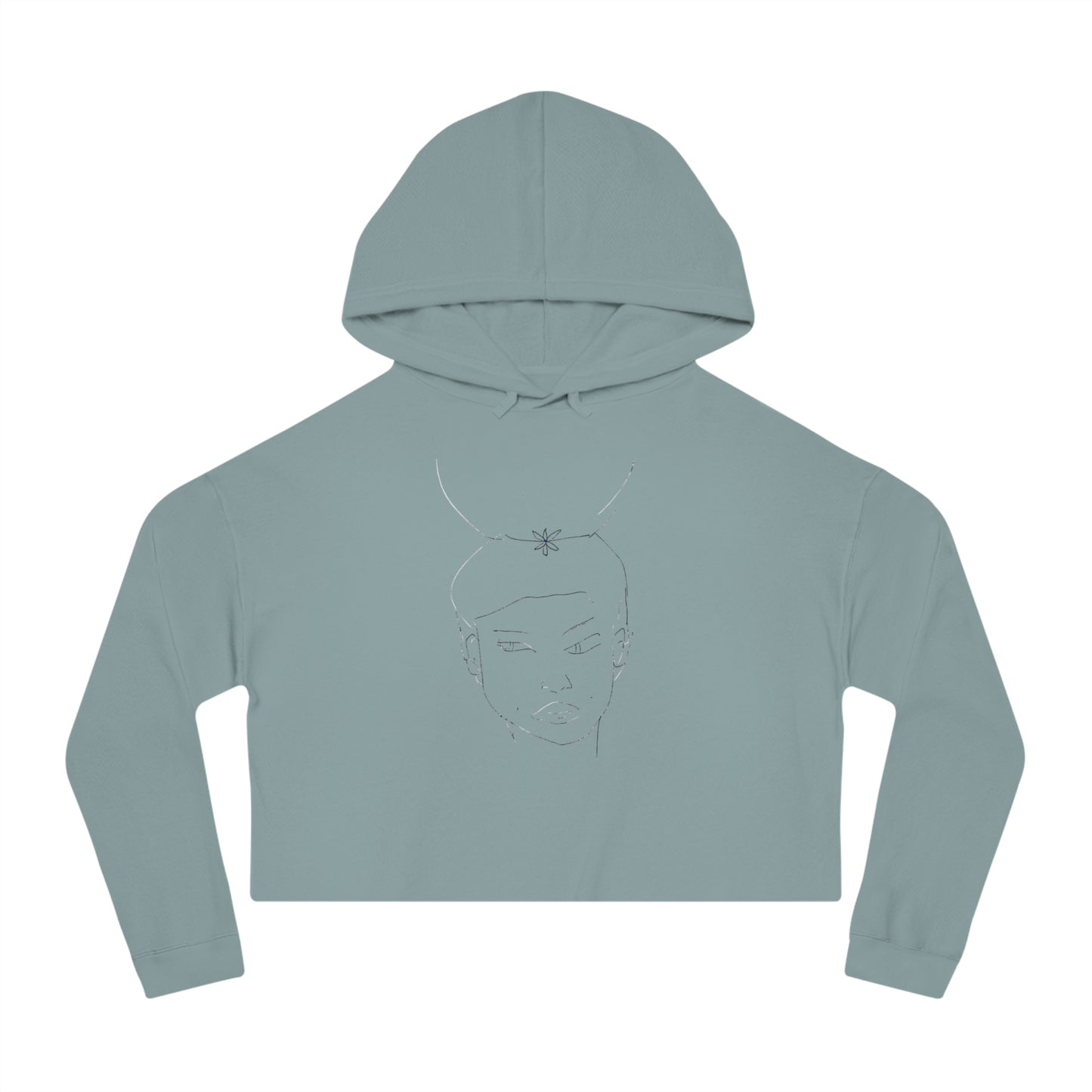 Cropped Huh Hoodie
