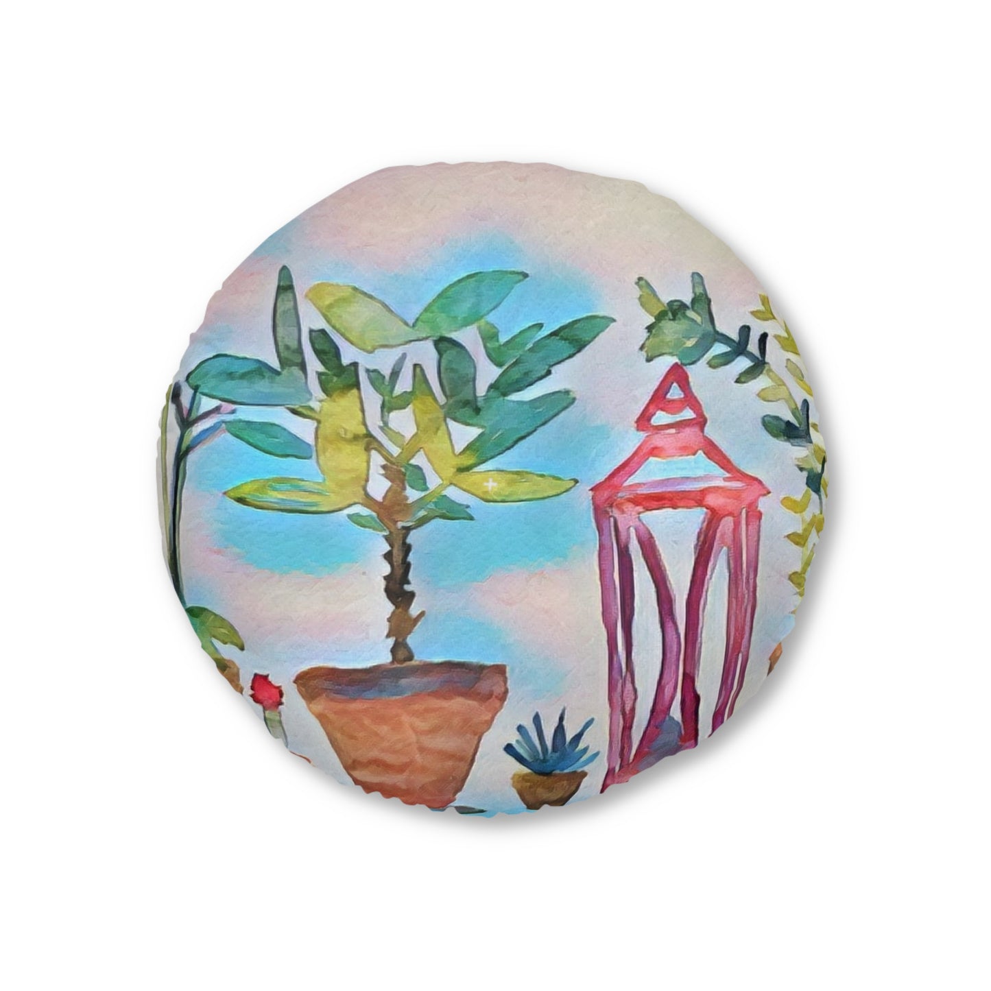 Floor Pillow Plants [Round]