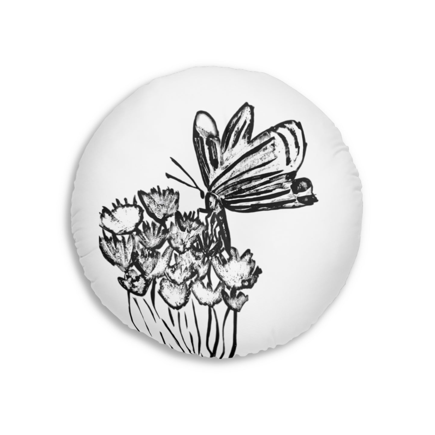 Floor Pillow Butterfly [Round]