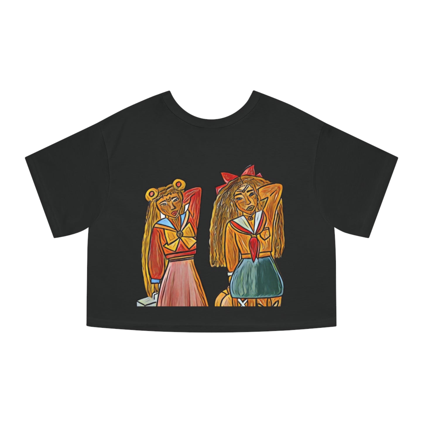 Champion Sailor Moon & Sailor Venus Croptop