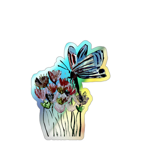 Holographic Butterfly Sticker