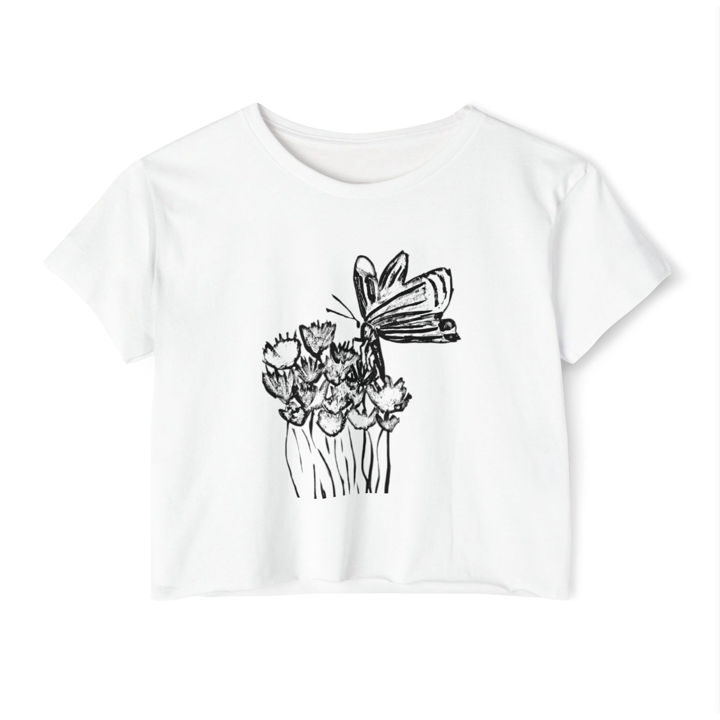 Croptop Butterfly