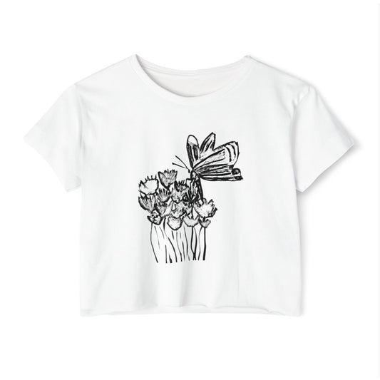 Croptop Butterfly