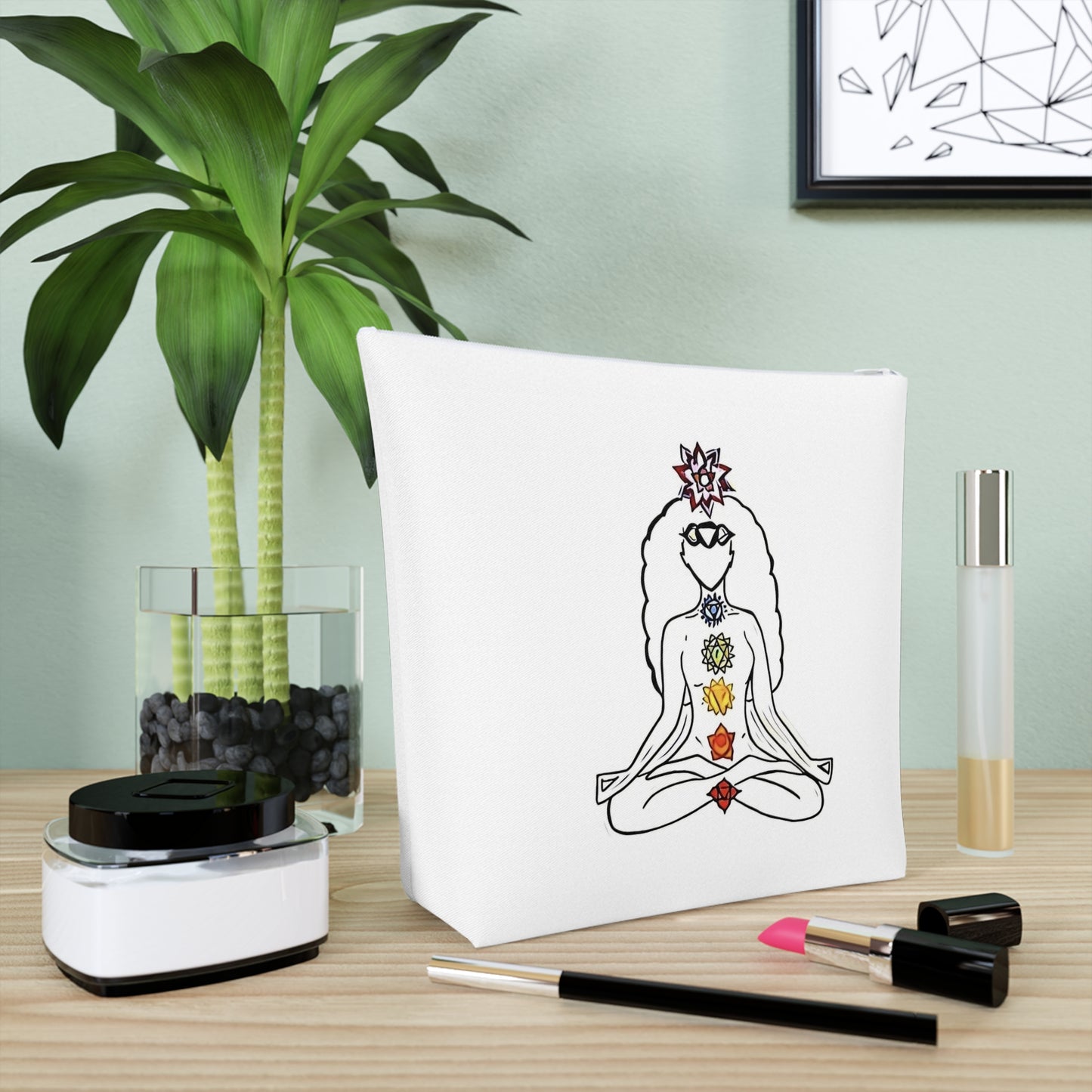 Cosmetic Bag Chakras [White]