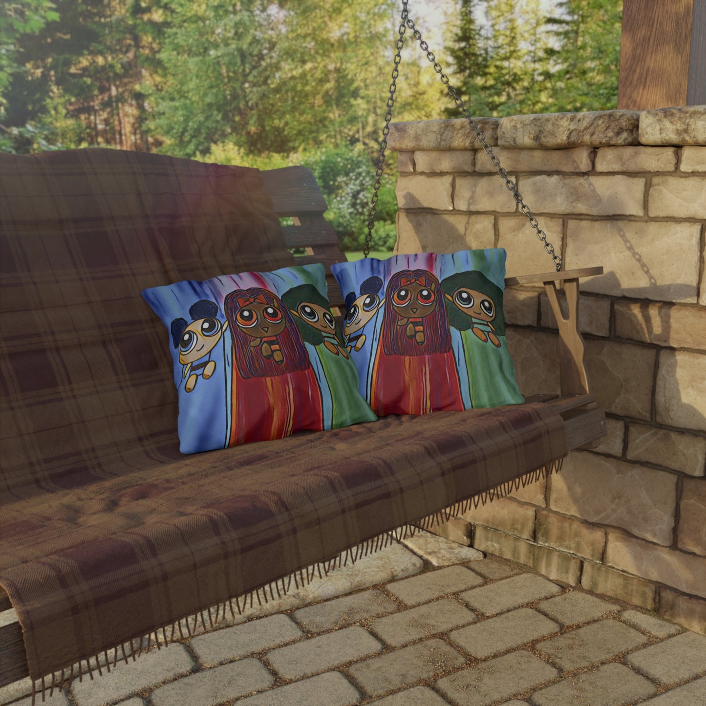 Outdoor Pillows Powerpuff Girls