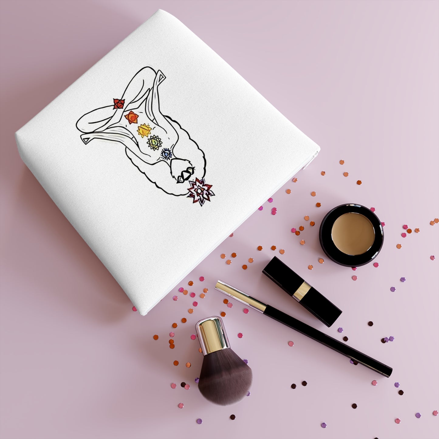 Cosmetic Bag Chakras [White]