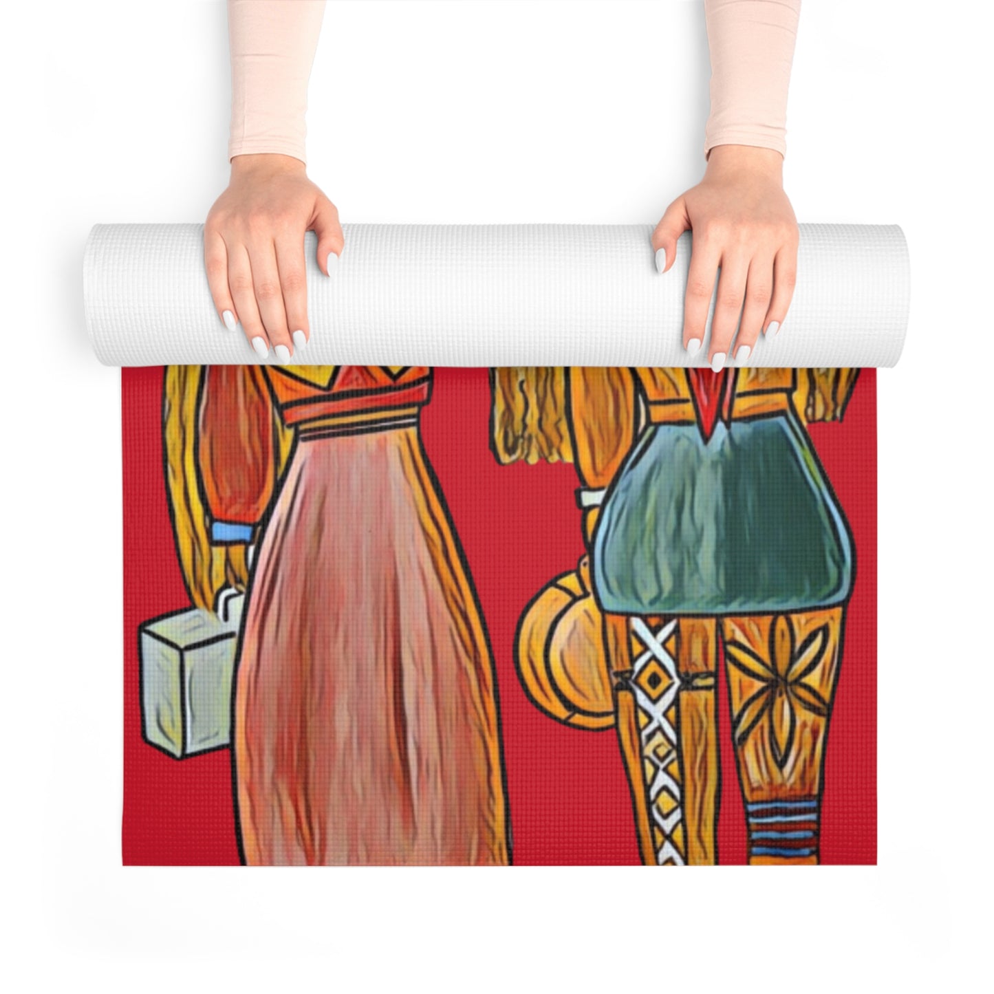 Yoga Mat Sailor Moon & Sailor Venus [Red]