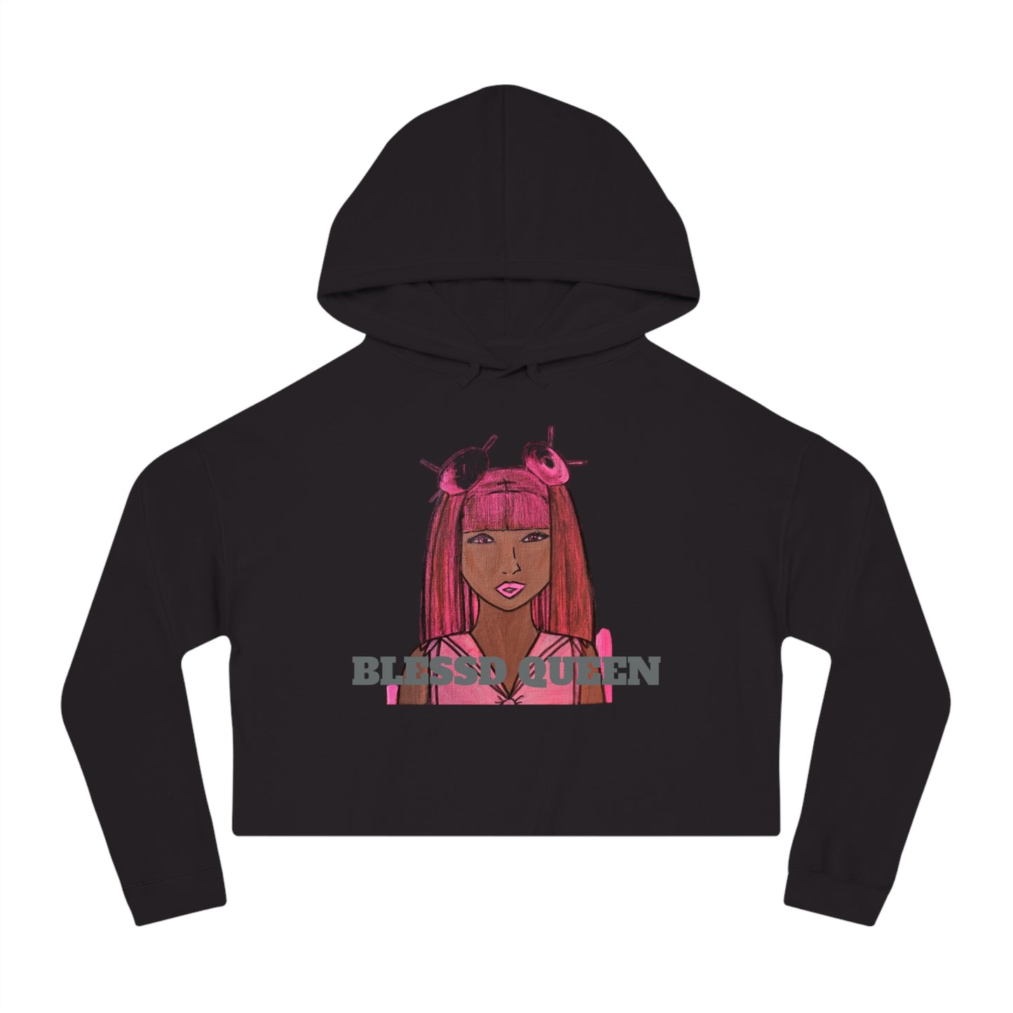 Cropped Sailor Queen x Blessed Hoodie