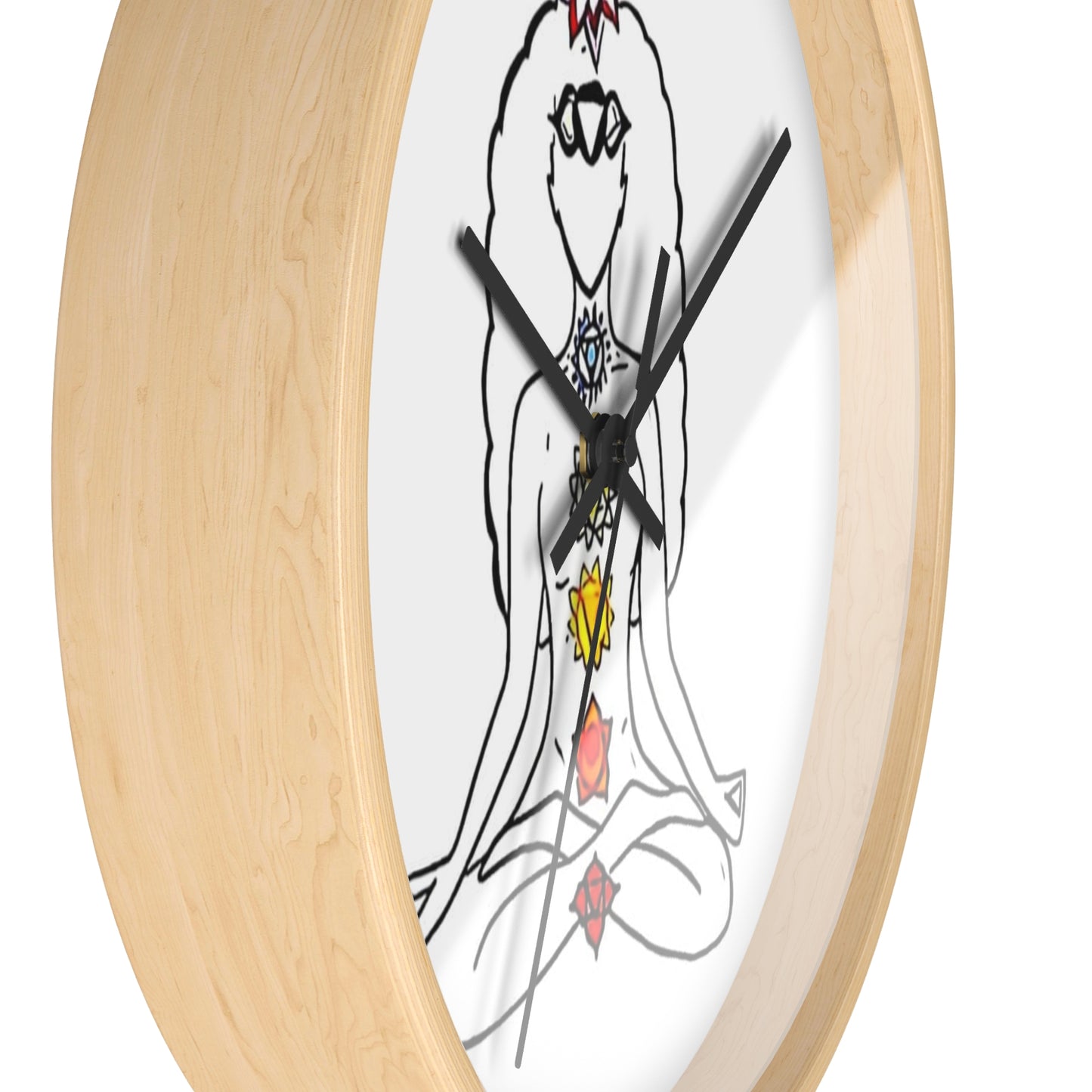 Wall Clock Chakras