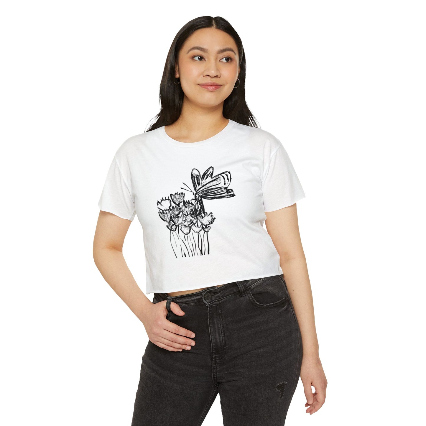 Croptop Butterfly
