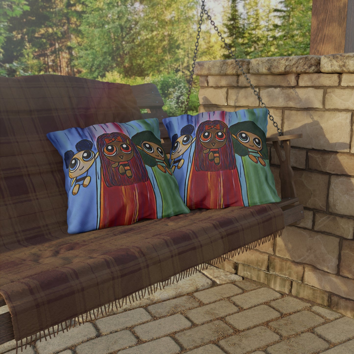 Outdoor Pillows Powerpuff Girls
