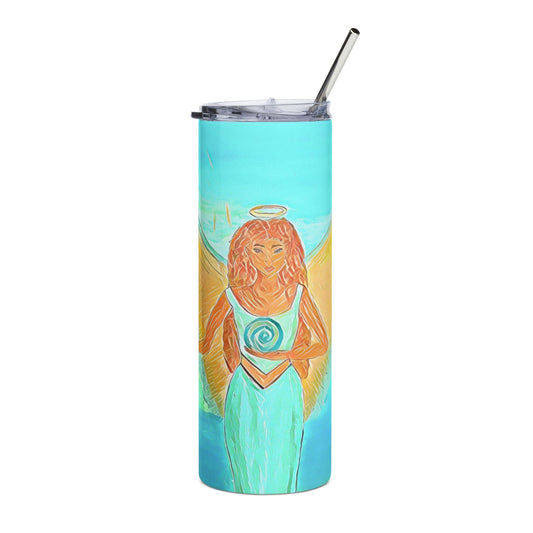 Stainless Steel Healing Angel Tumbler (20oz)