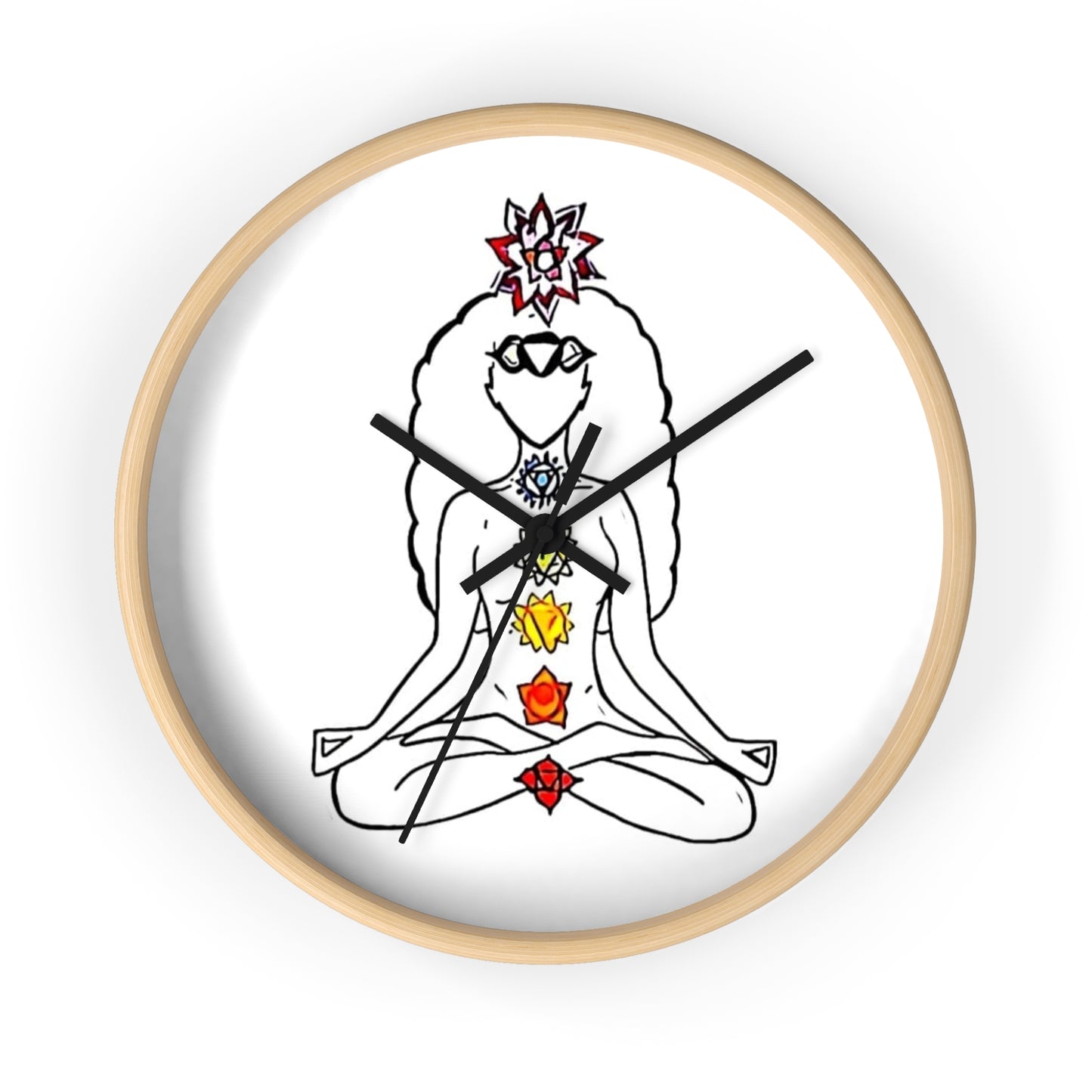 Wall Clock Chakras