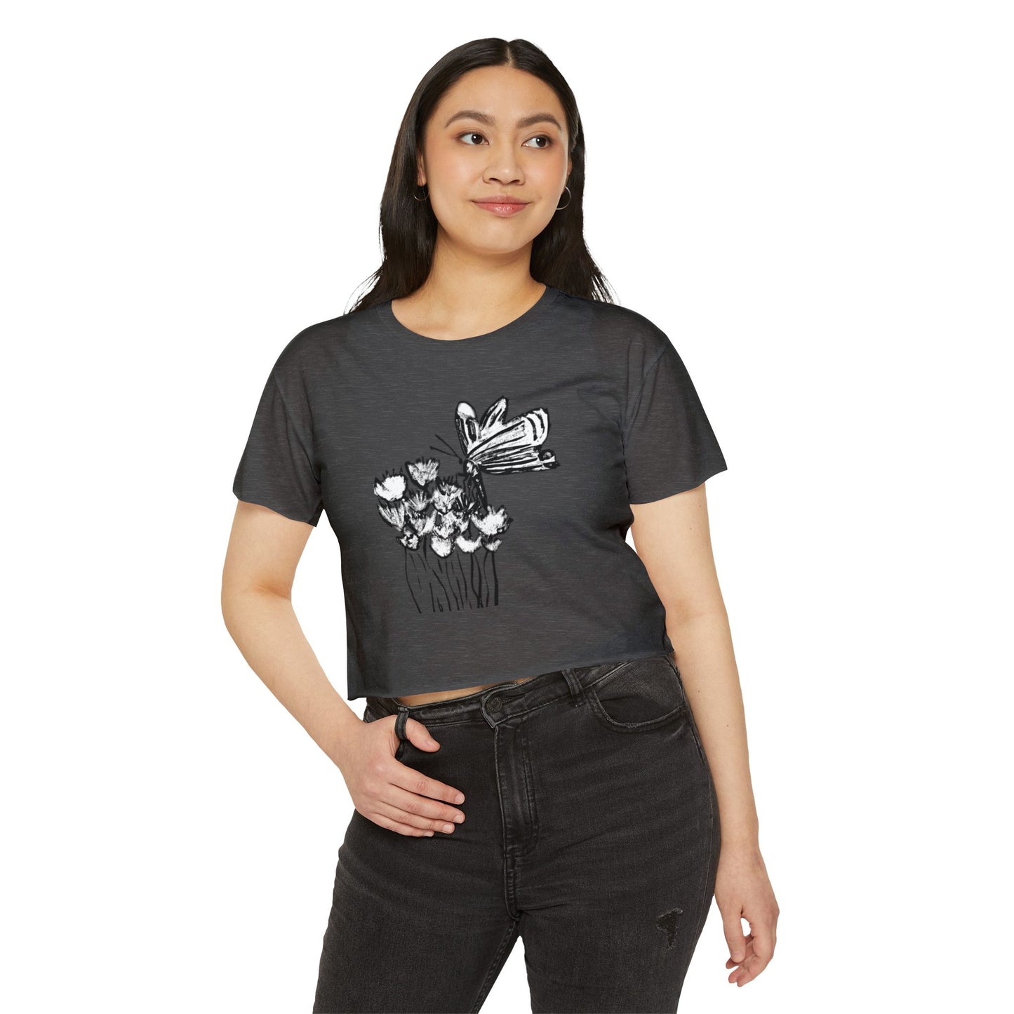 Croptop Butterfly