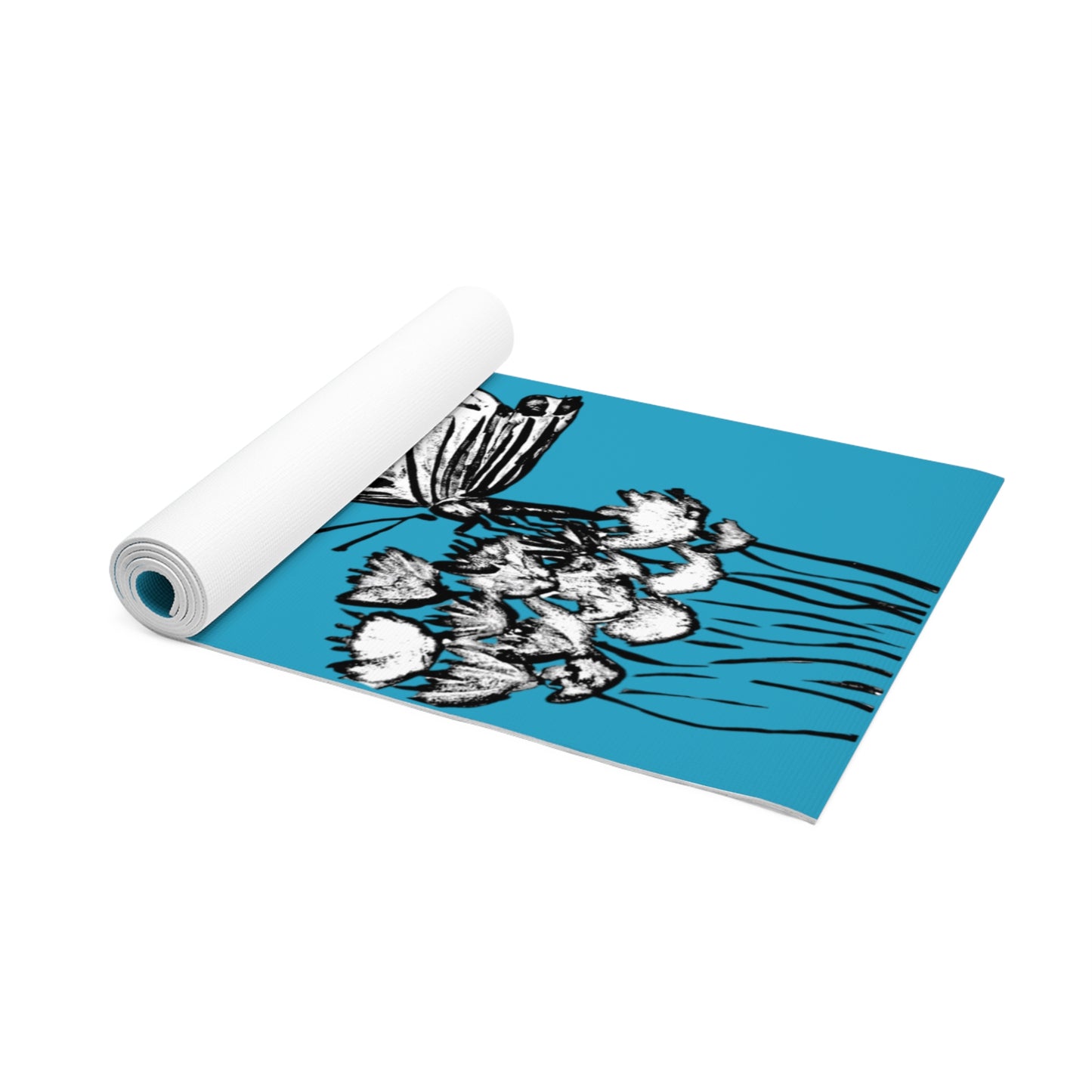 Yoga Mat Butterfly [Turquoise]