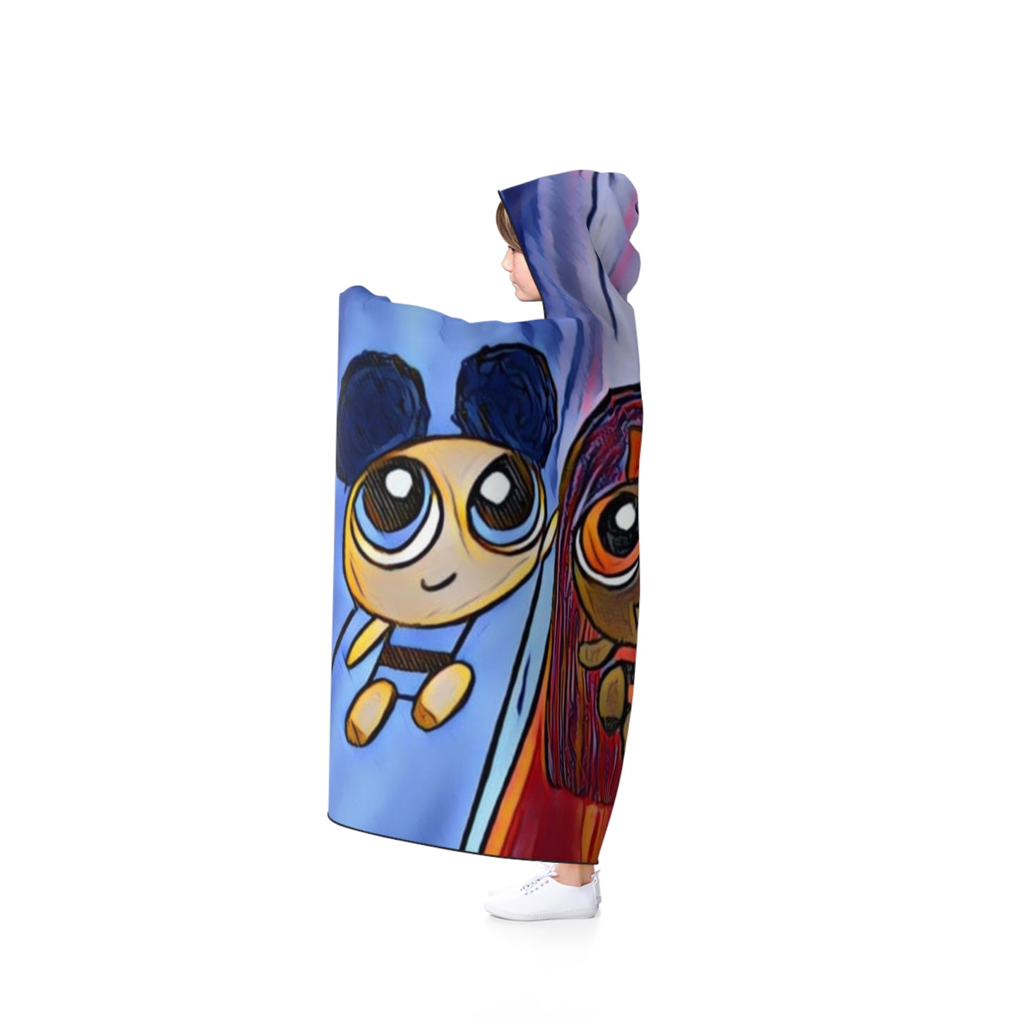 Hooded PowerPuff Girls Blanket