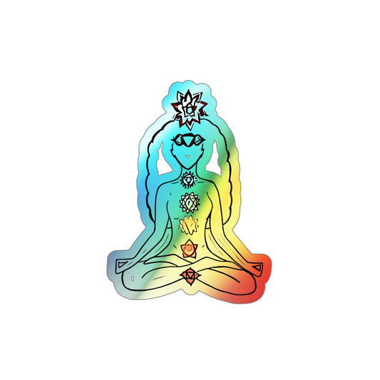 Holographic Chakras Sticker