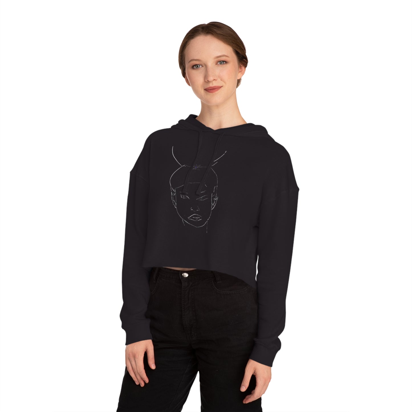 Cropped Huh Hoodie