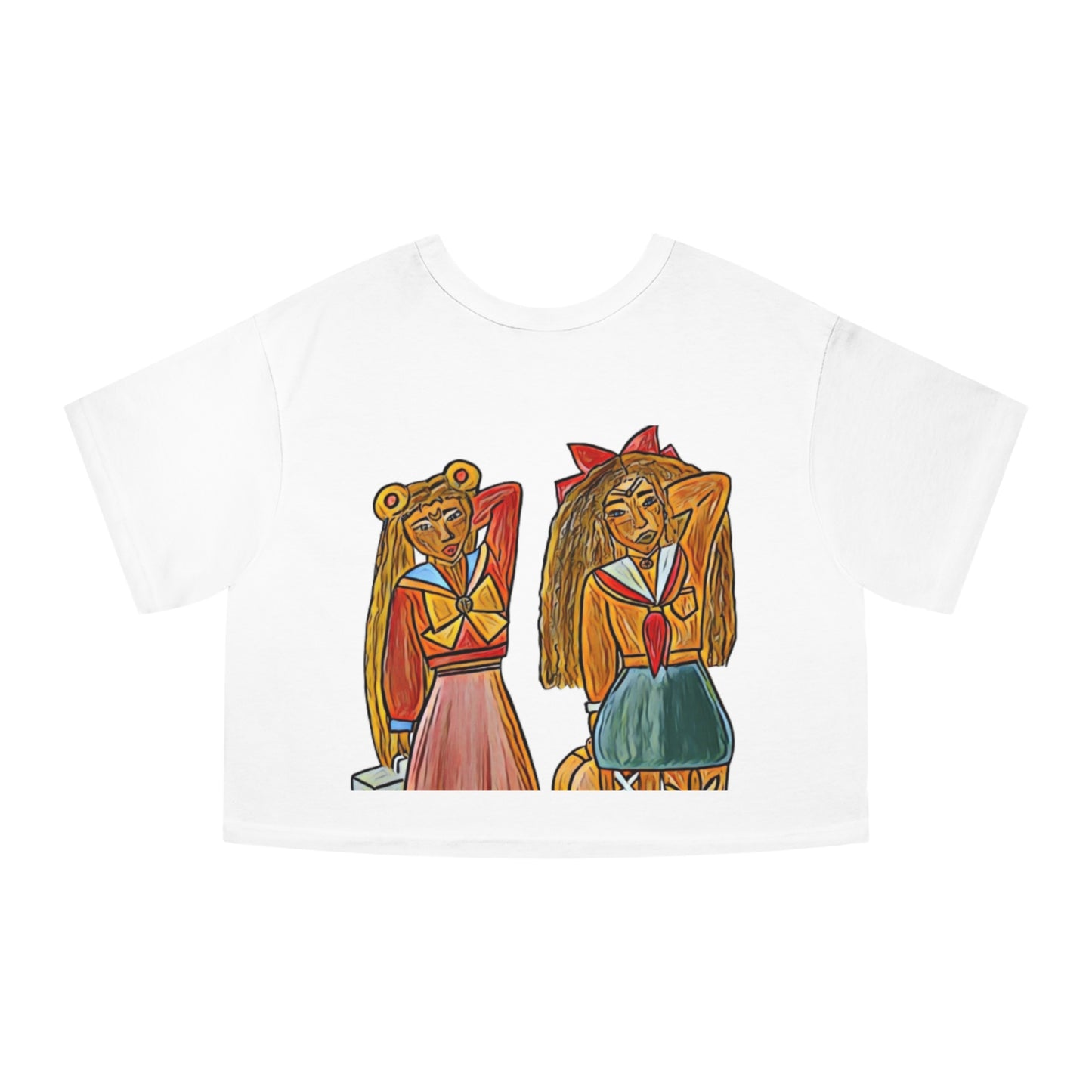 Champion Sailor Moon & Sailor Venus Croptop