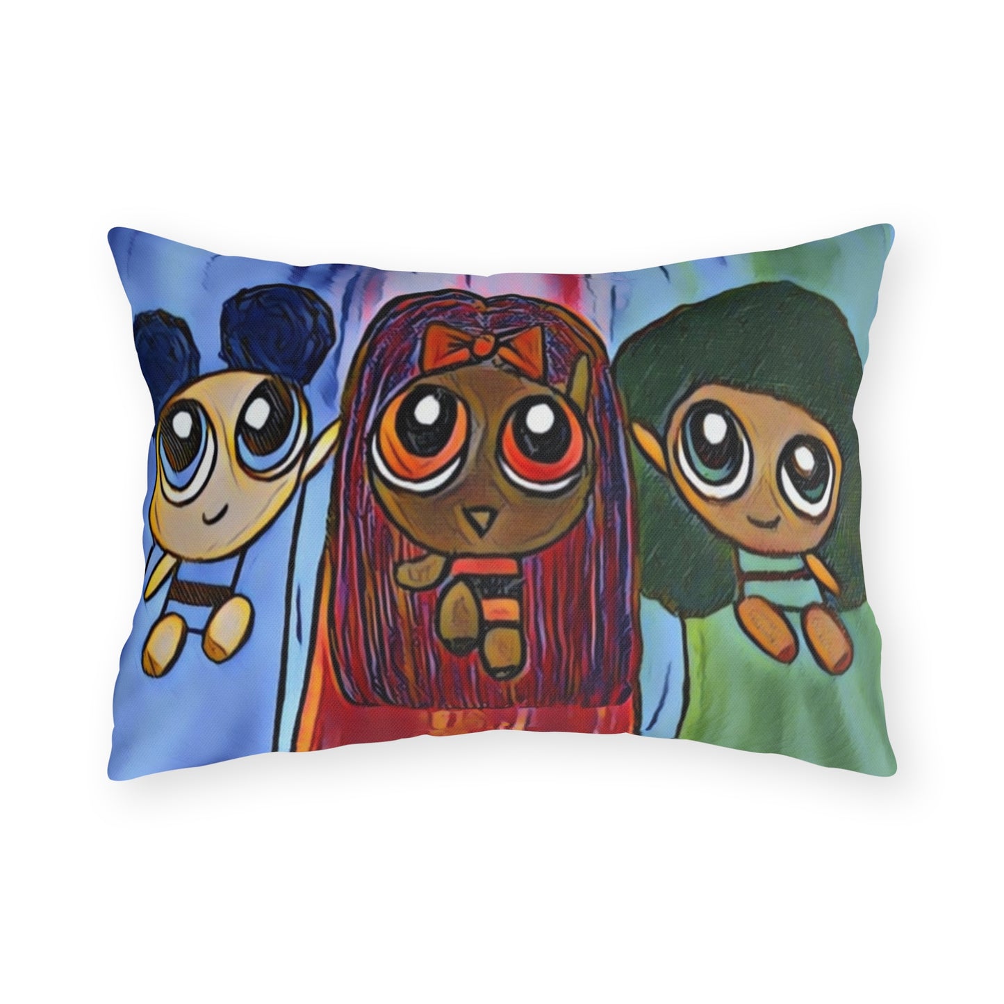 Outdoor Pillows Powerpuff Girls