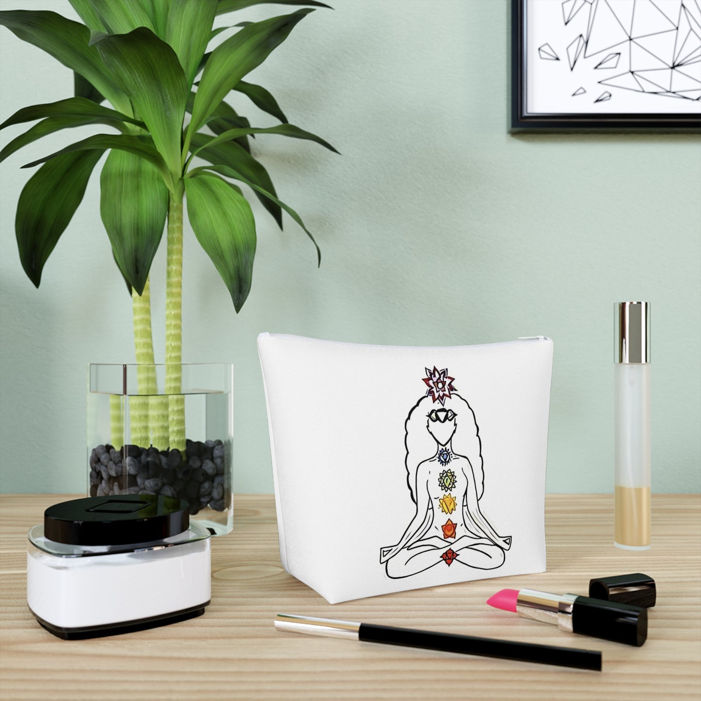 Cosmetic Bag Chakras [White]