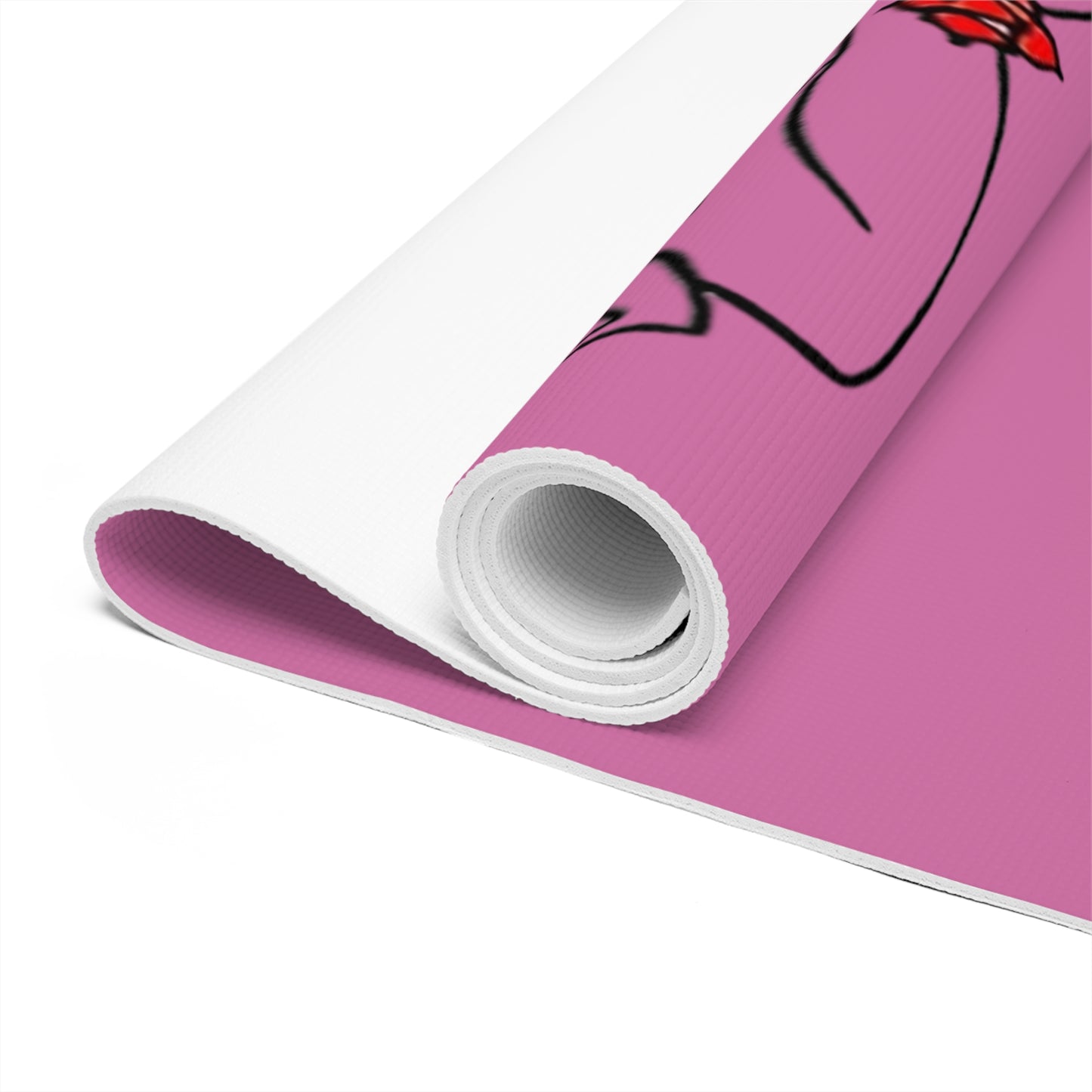 Yoga Mat Chakras [Pink]
