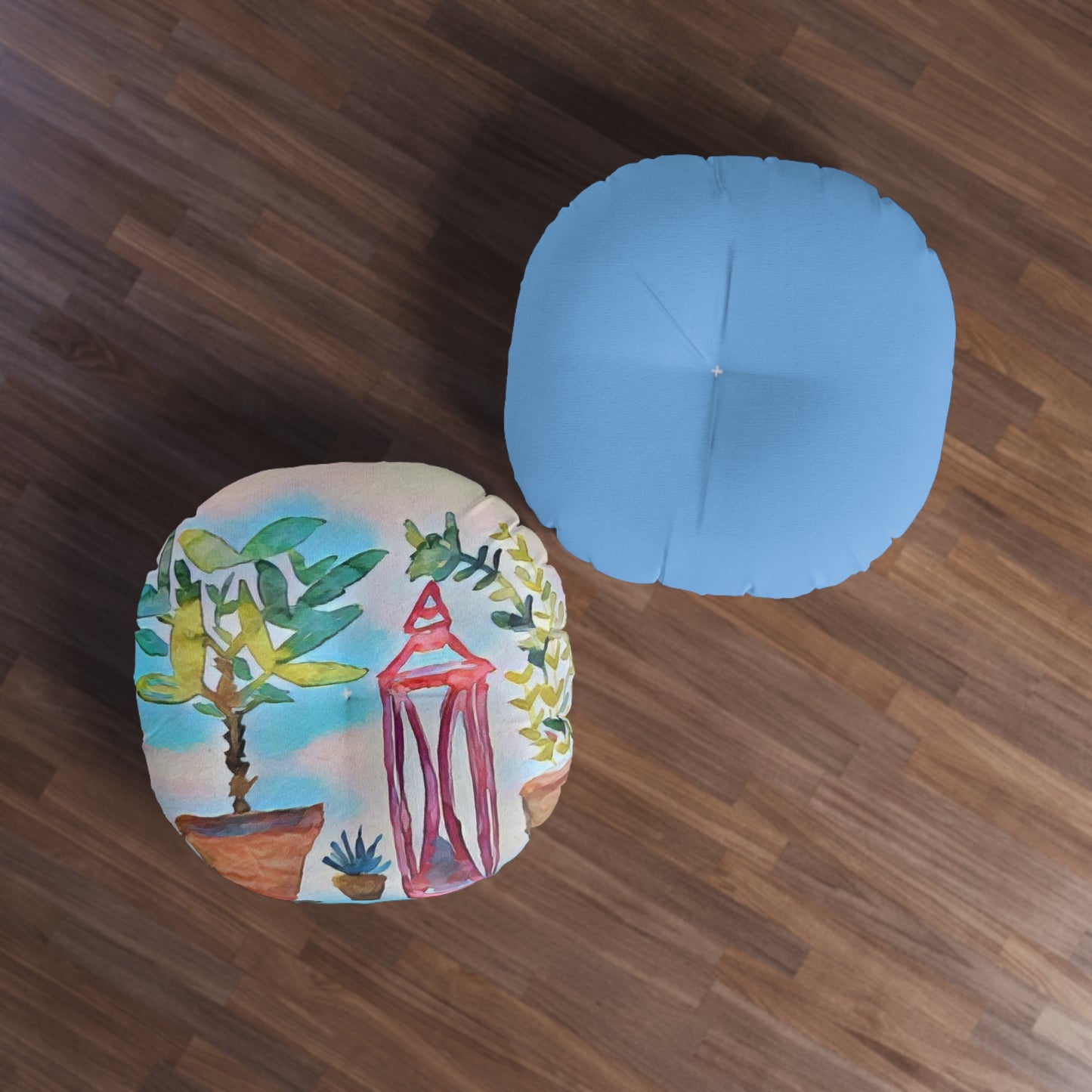 Floor Pillow Plants Round