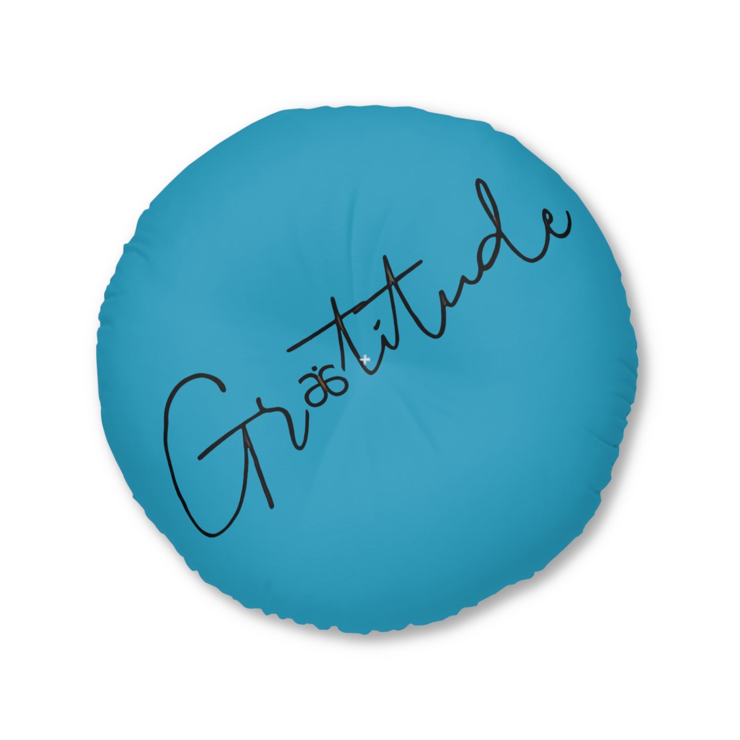 Floor Pillow Gratitude [Round]