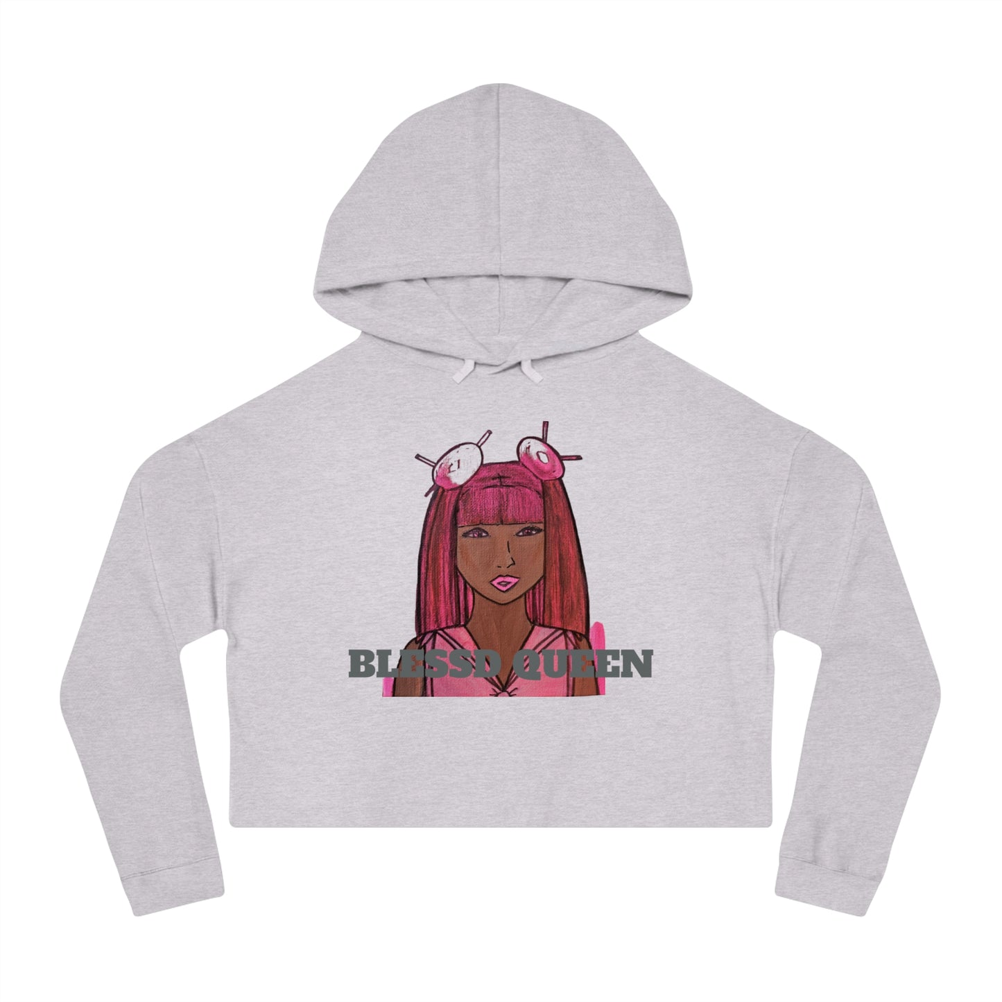 Cropped Sailor Queen x Blessed Hoodie