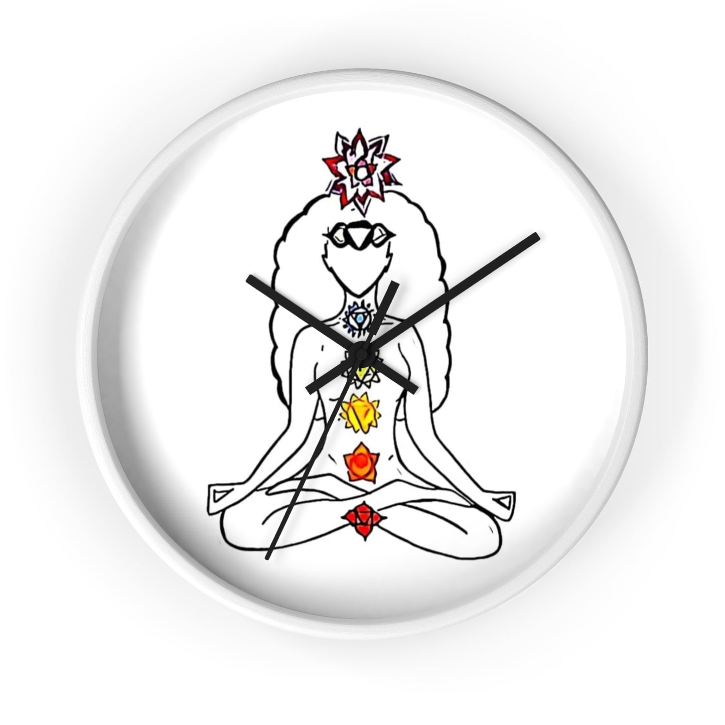 Wall Clock Chakras