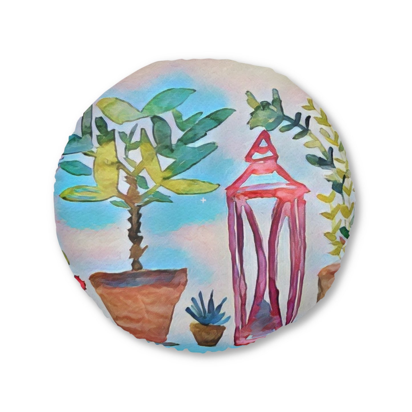 Floor Pillow Plants Round
