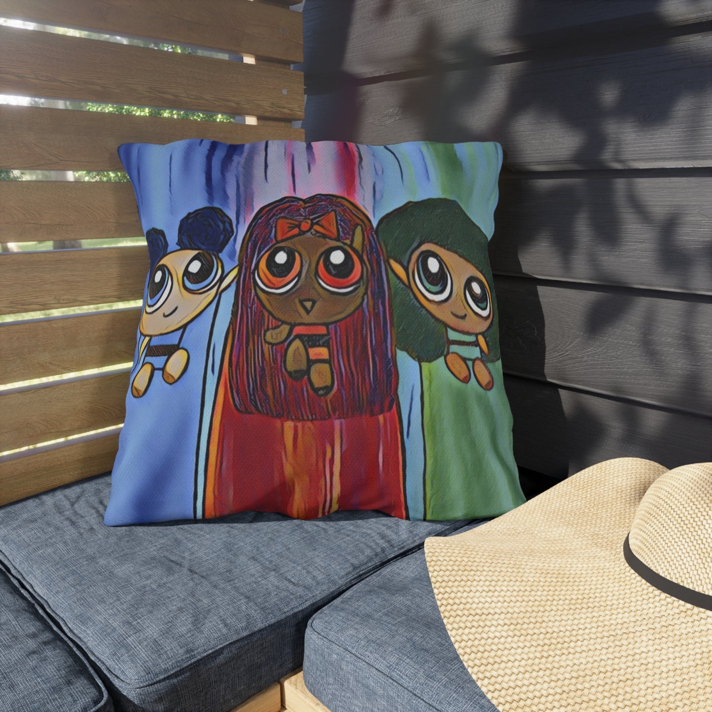Outdoor Pillows Powerpuff Girls