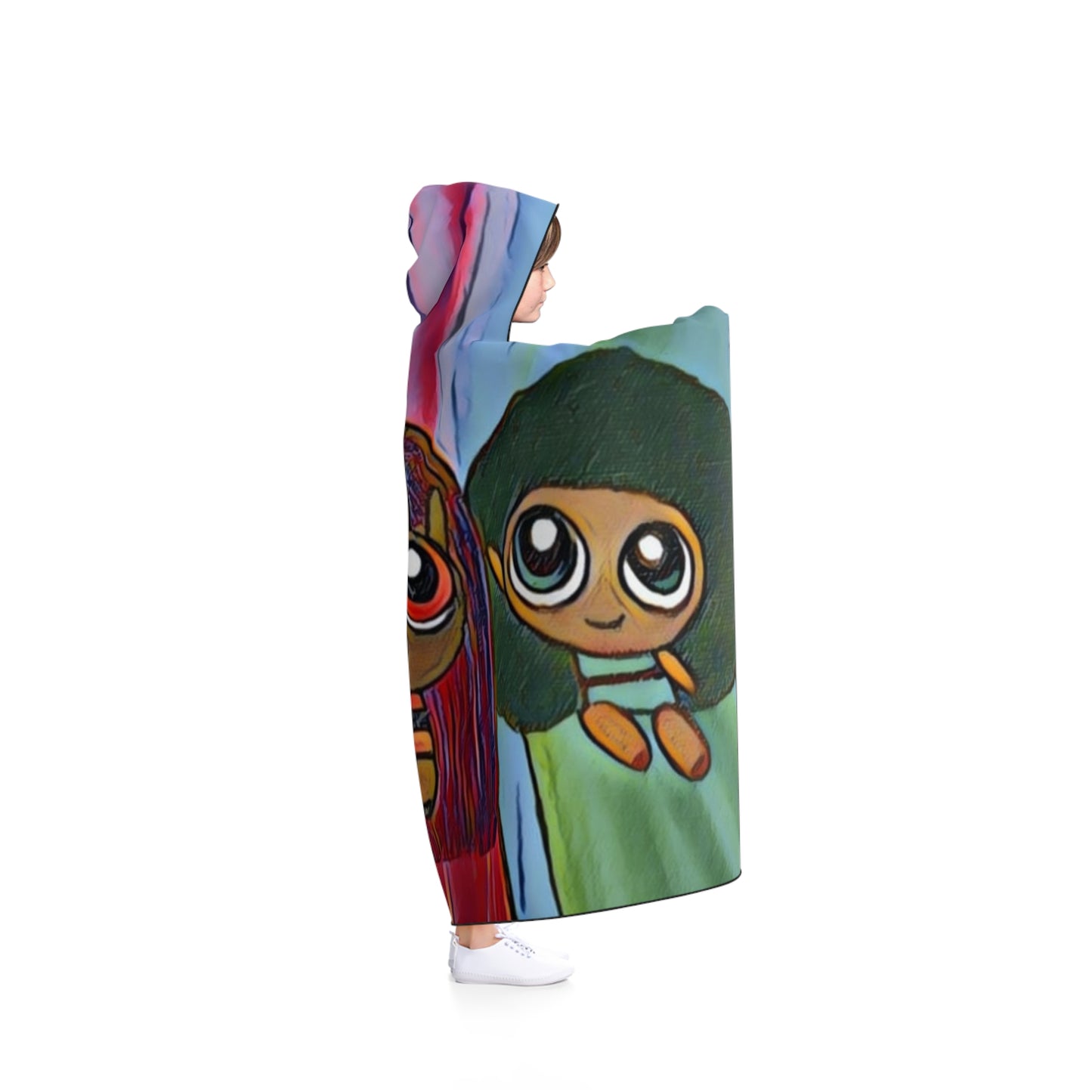 Hooded PowerPuff Girls Blanket
