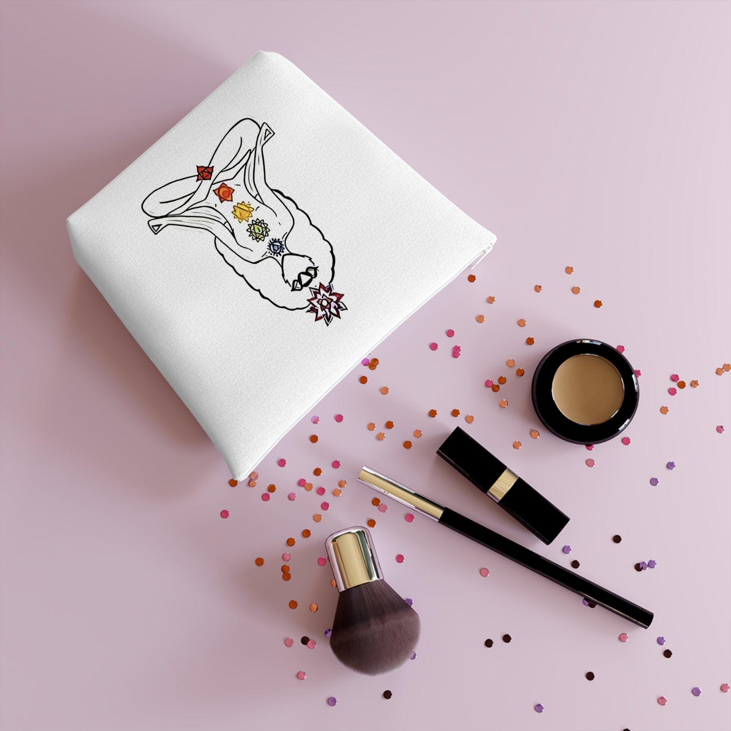 Cosmetic Bag Chakras [White]