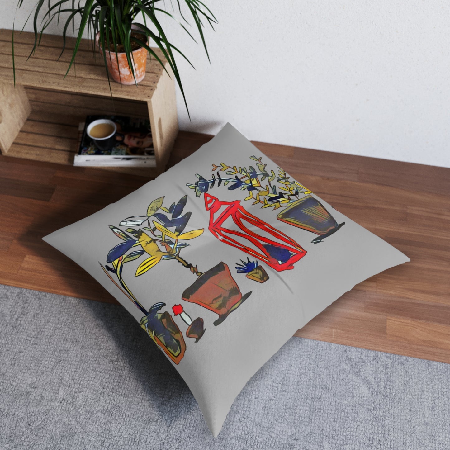 Floor Pillow Plants [Square]