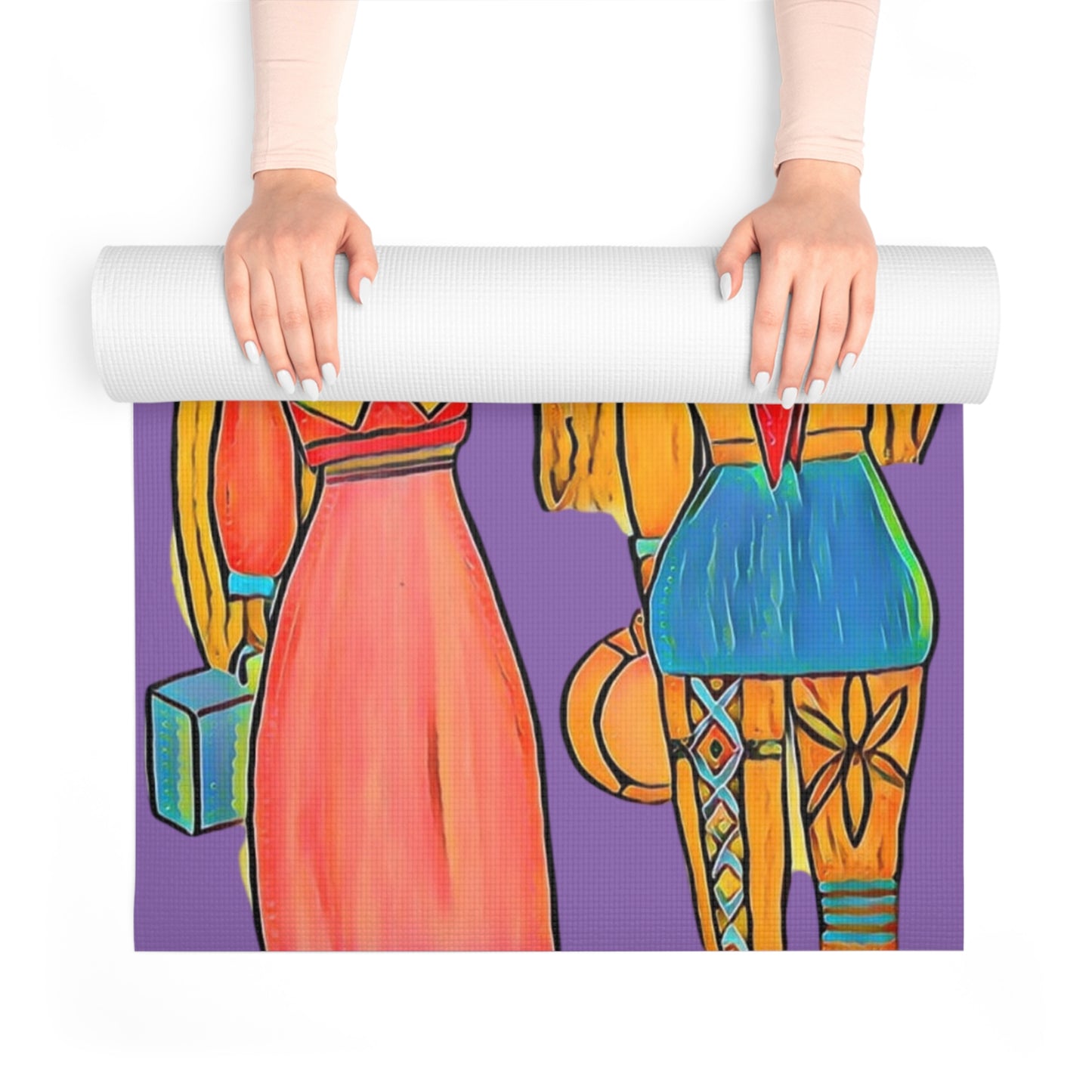 Yoga Mat Sailor Moon & Sailor Venus [Purple]