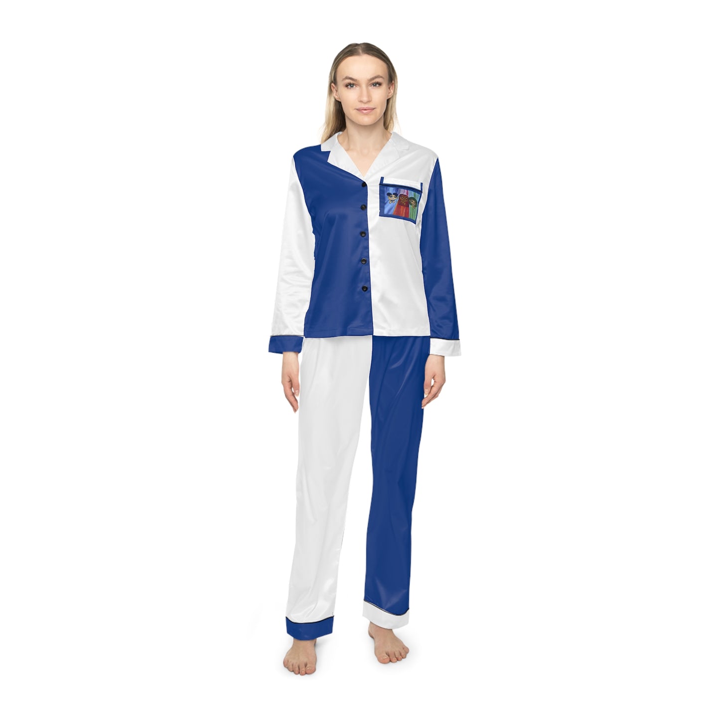 Pajama Powerpuff Girls Satin Set