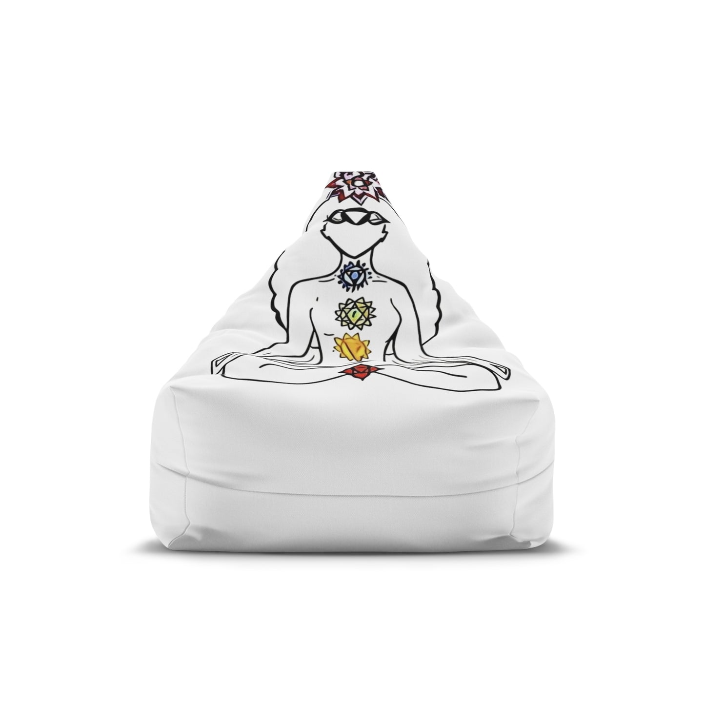 Bean Bag Chakras Chair Cover