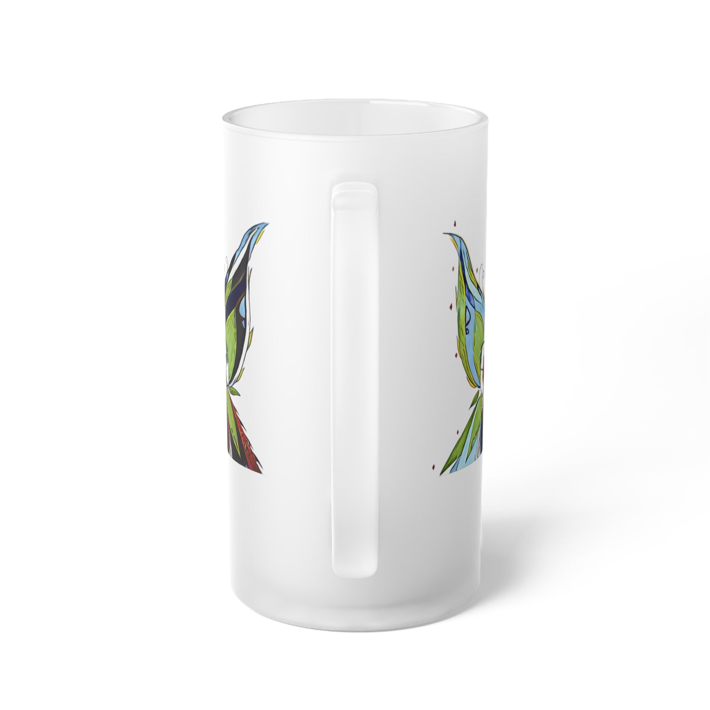 Frosted Glass Mug [16oz] Fairy