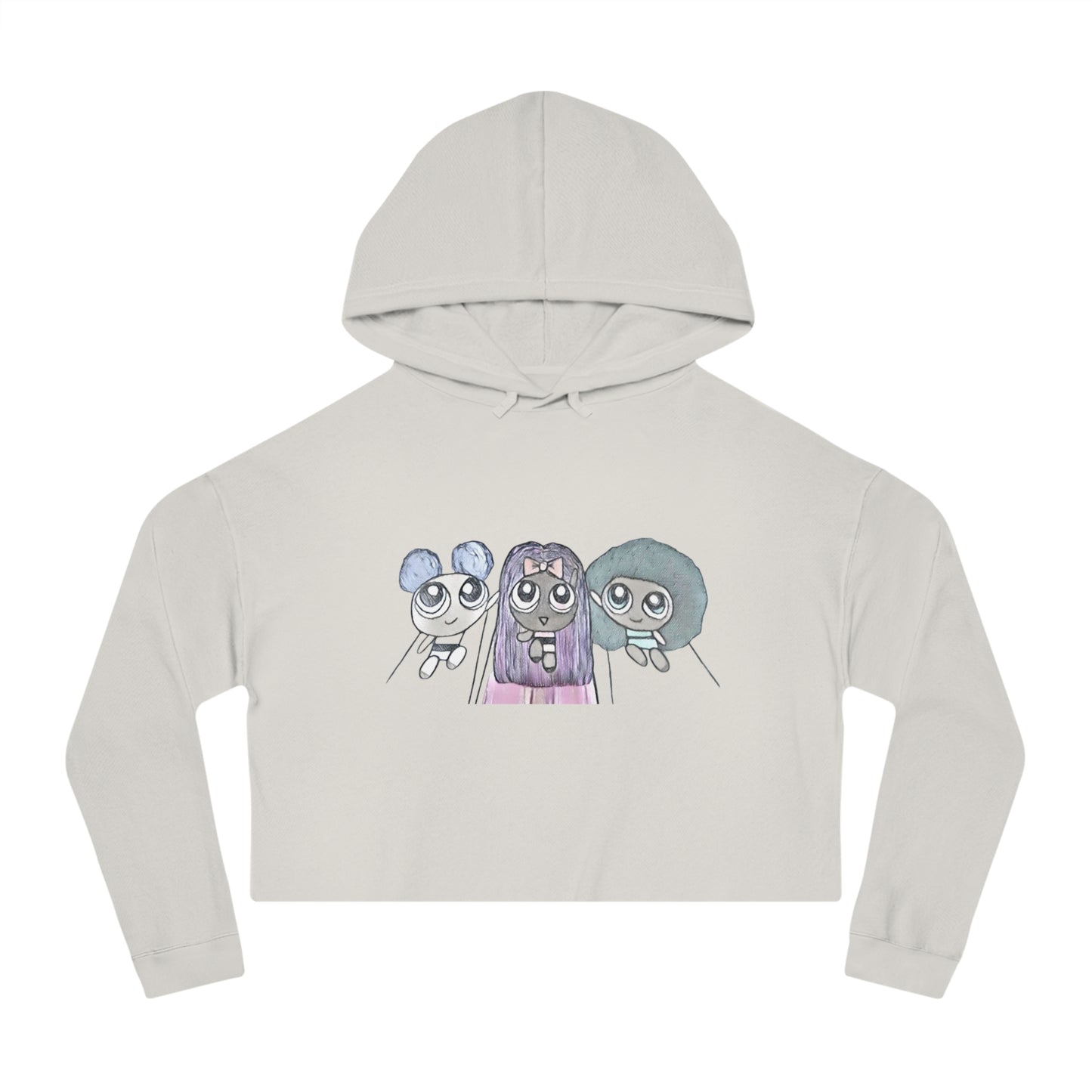 Cropped Hoodie Powerpuff Girls